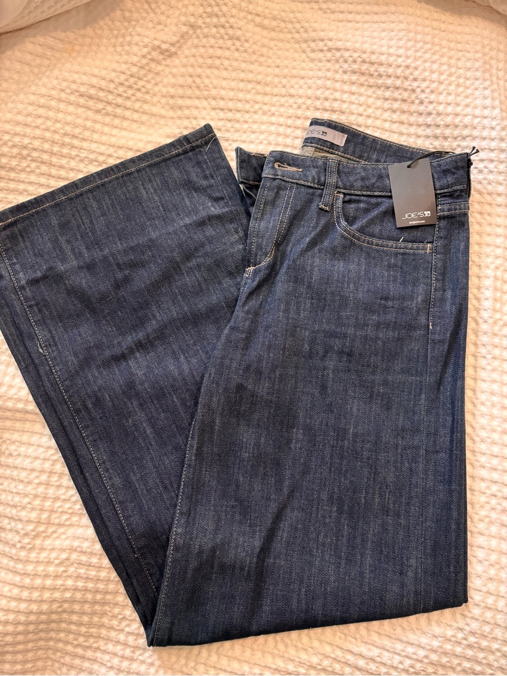 Joe's Jeans Indigo Blue Straight Leg Denim